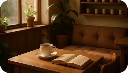 cozy desk